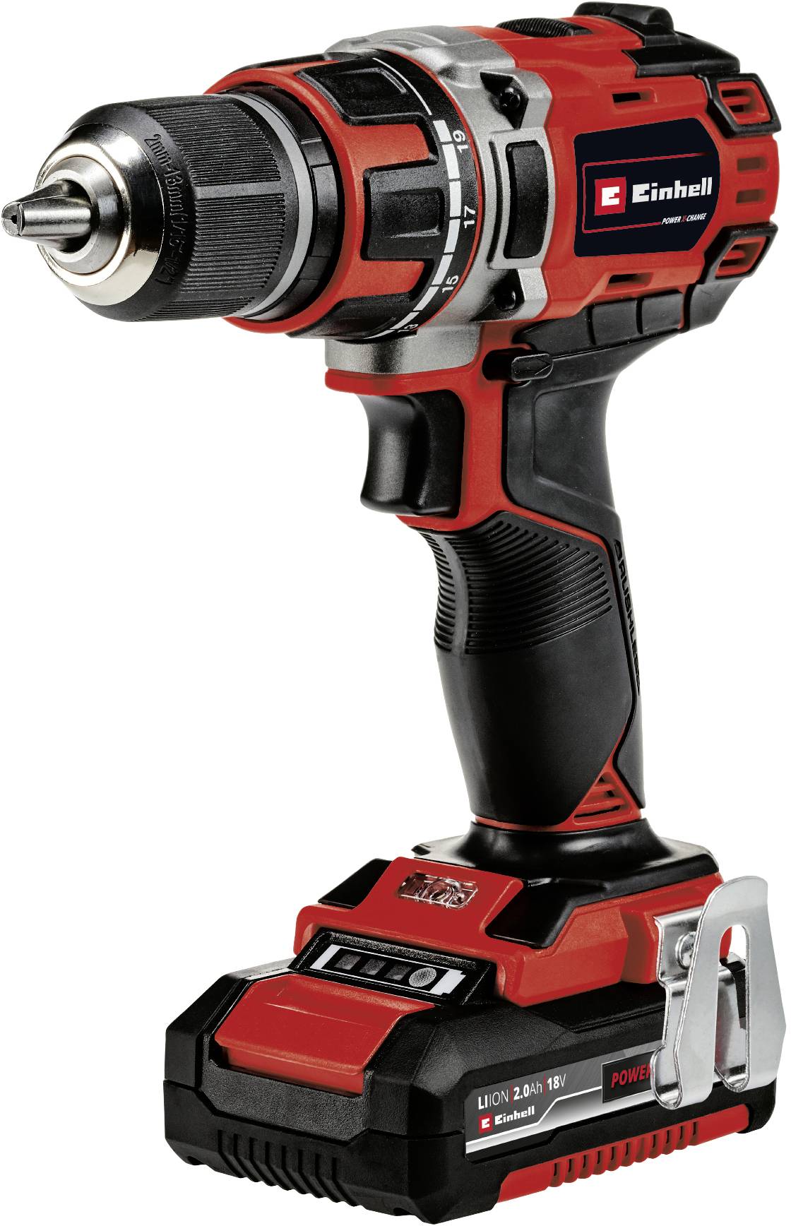 Einhell Professional TP-CD 18/50 Li BL (2x2,0Ah) 4513896 Akku-Bohrschrauber 18V 2Ah Li-Ion bürstenlos, inkl. 2. Akku, inkl