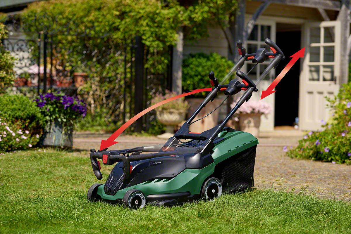 Bosch Home and Garden ADVANCEDROTAK 750 Elektro Rasenmäher mit Schnitthöhenverstellung 1700 W Schnittbreite (max.) 44 cm