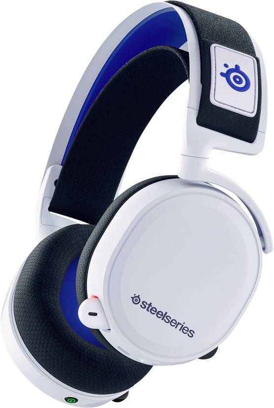 Steelseries Arctis 7P Gaming Over Ear Headset Funk Stereo Weiß Noise Cancelling Lautstärkeregelung