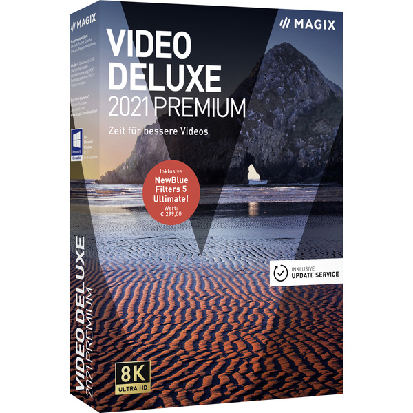 Magix Video deluxe Premium (2021) Vollversion, 1 Lizenz Windows Videobearbeitung
