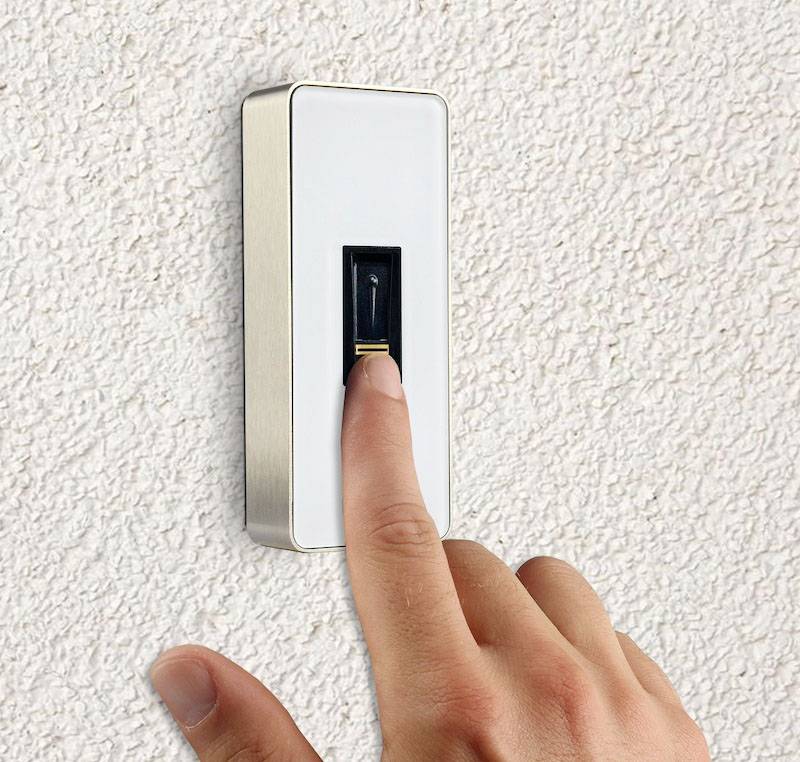 EKEY 101864 Fingerprint/RFID Zugangssystem Wand, DIN-Schiene