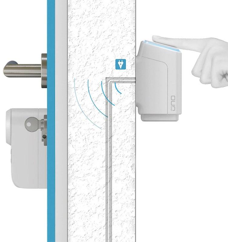 EKEY UNO 200003 Fingerprint Zugangssystem Aufputz, Wand IP54 Bluetooth-fähig