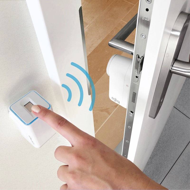 EKEY UNO 200003 Fingerprint Zugangssystem Aufputz, Wand IP54 Bluetooth-fähig