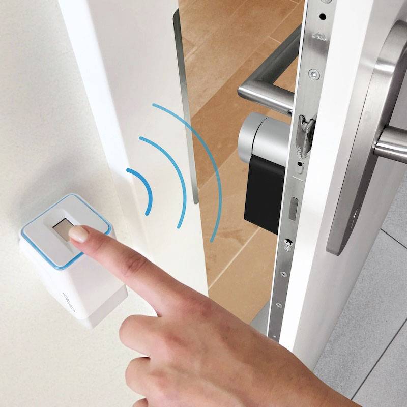 EKEY UNO 200104 Fingerprint Zugangssystem Aufputz, Wand IP54 Bluetooth-fähig