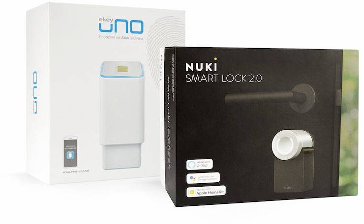 EKEY UNO 200104 Fingerprint Zugangssystem Aufputz, Wand IP54 Bluetooth-fähig