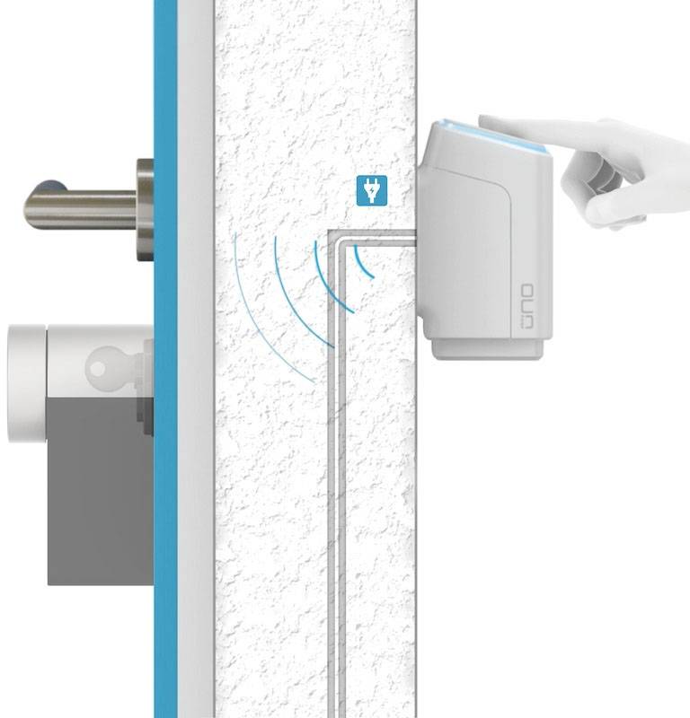 EKEY UNO 200105 Fingerprint Zugangssystem Aufputz, Wand IP54 Bluetooth-fähig
