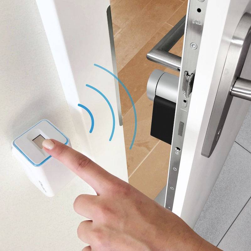 EKEY UNO 200105 Fingerprint Zugangssystem Aufputz, Wand IP54 Bluetooth-fähig