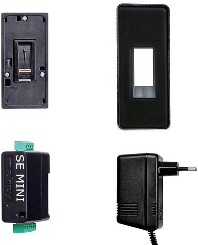 101863 Fingerprint/RFID Zugangssystem Aufputz, Wand, DIN-Schiene Bluetooth-fähig