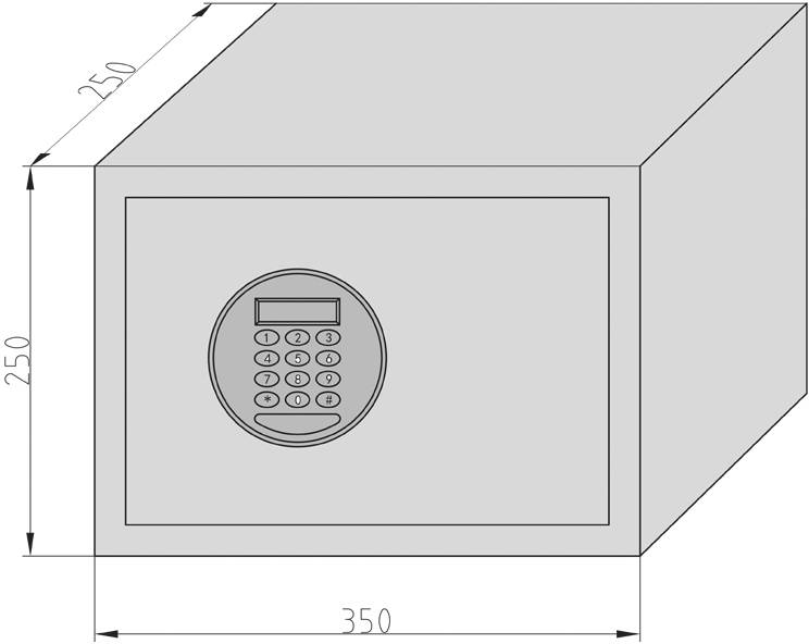 Basi 2115-0012-CODE EMT 250 - Code Tresor Zahlenschloss