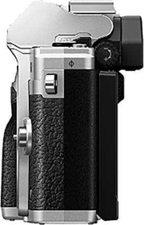 Olympus OM-D E-M10 Mark IV Digitalkamera 21.8 Megapixel Silber, Schwarz 4K-Video, Bildstabilisierung, Blitzschuh, Bluetooth, Dreh-/schwenkbares Disp
