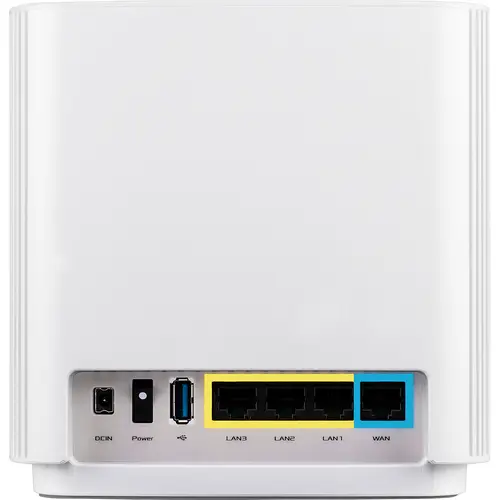 Asus ZenWiFi AC (CT8) AC3000 WLAN Router 5 GHz, 2.4 GHz 3000 MBit/s Asus ZenWiFi AC (CT8) AC3000 WLAN Router 5 GHz, 2.4 GHz 3000 MBit/s