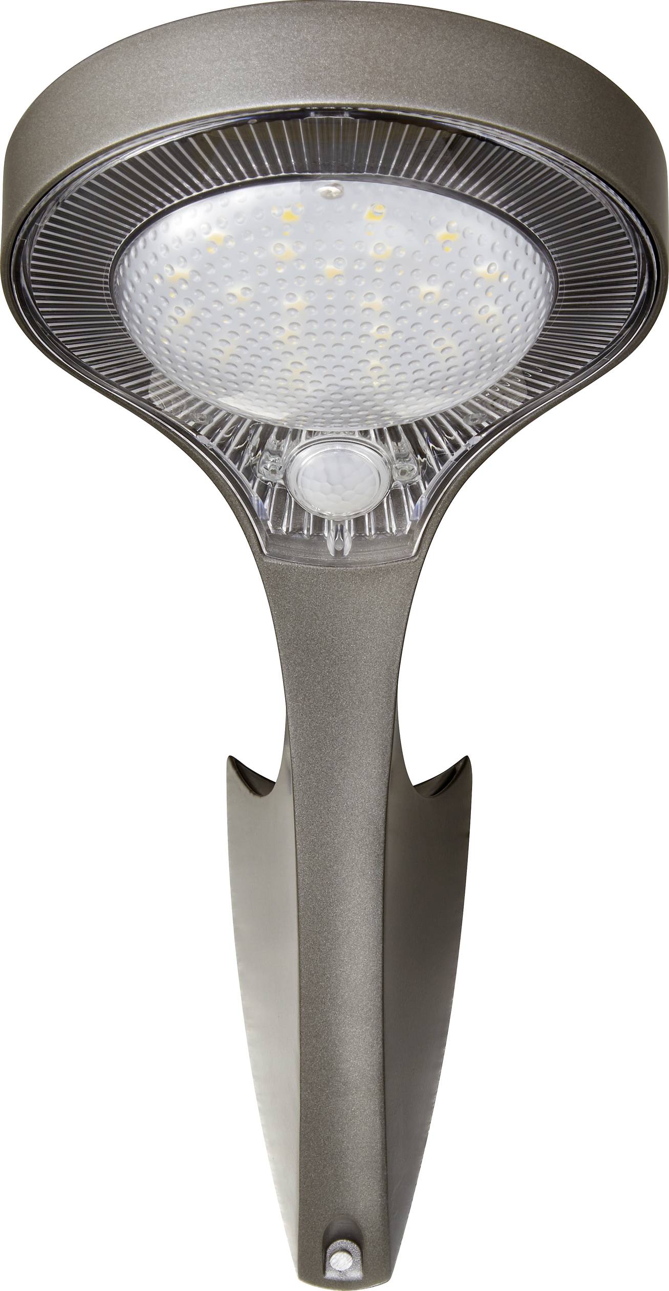 Sygonix SY-4673532 Solar-Außenwandleuchte mit Bewegungsmelder LED LED fest eingebaut 10W Grau (matt)