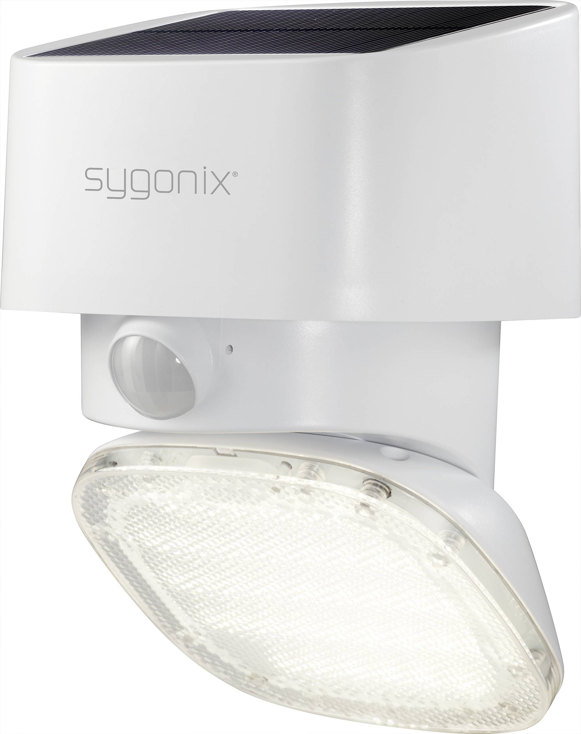 Sygonix SY-4673534 Solar-Außenwandleuchte mit Bewegungsmelder LED LED fest eingebaut 20W Weiß