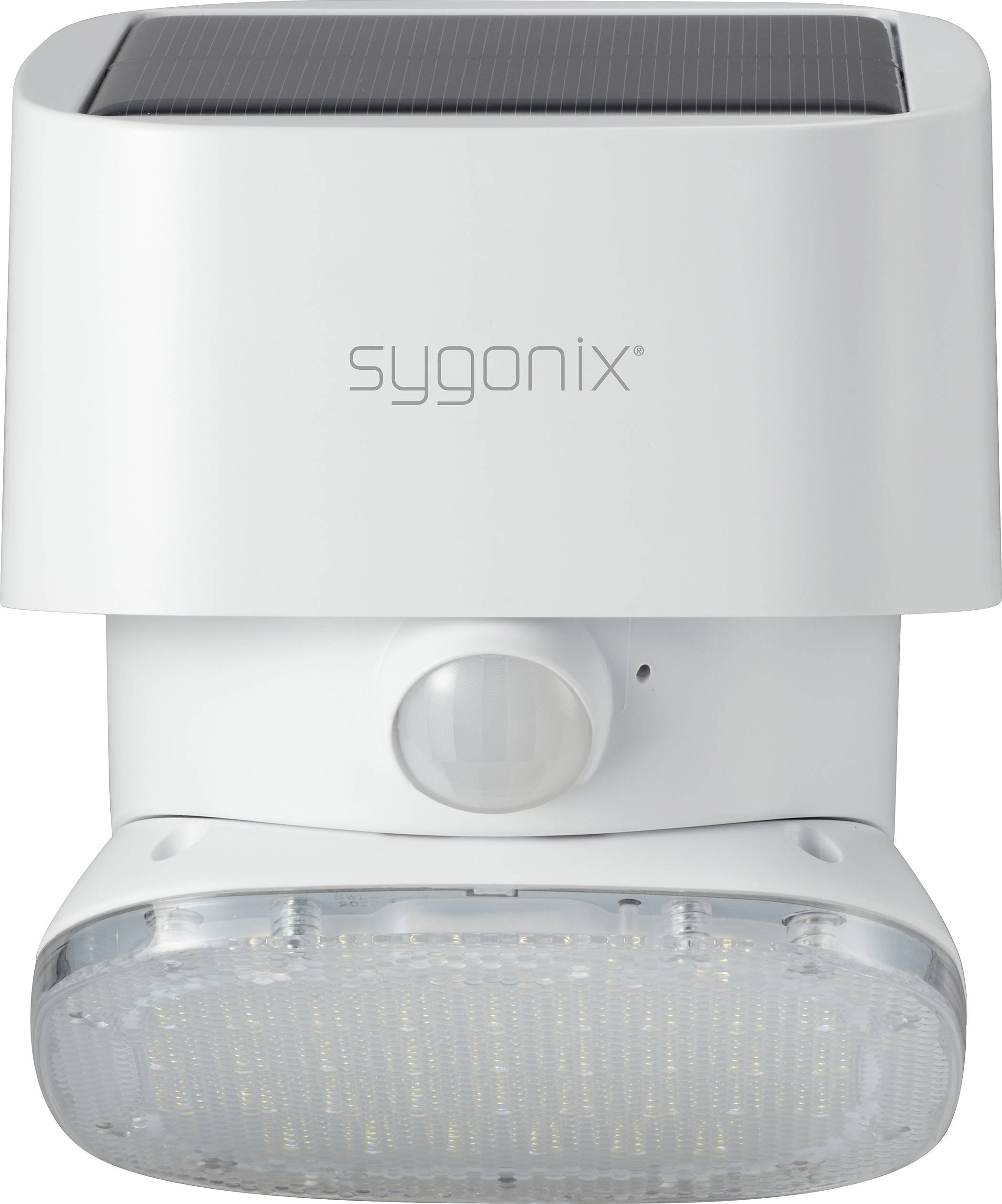 Sygonix SY-4673534 Solar-Außenwandleuchte mit Bewegungsmelder LED LED fest eingebaut 20W Weiß