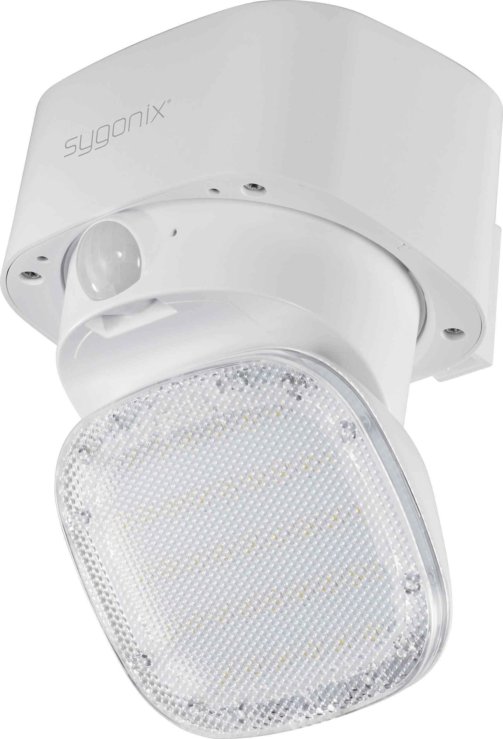 Sygonix SY-4673534 Solar-Außenwandleuchte mit Bewegungsmelder LED LED fest eingebaut 20W Weiß