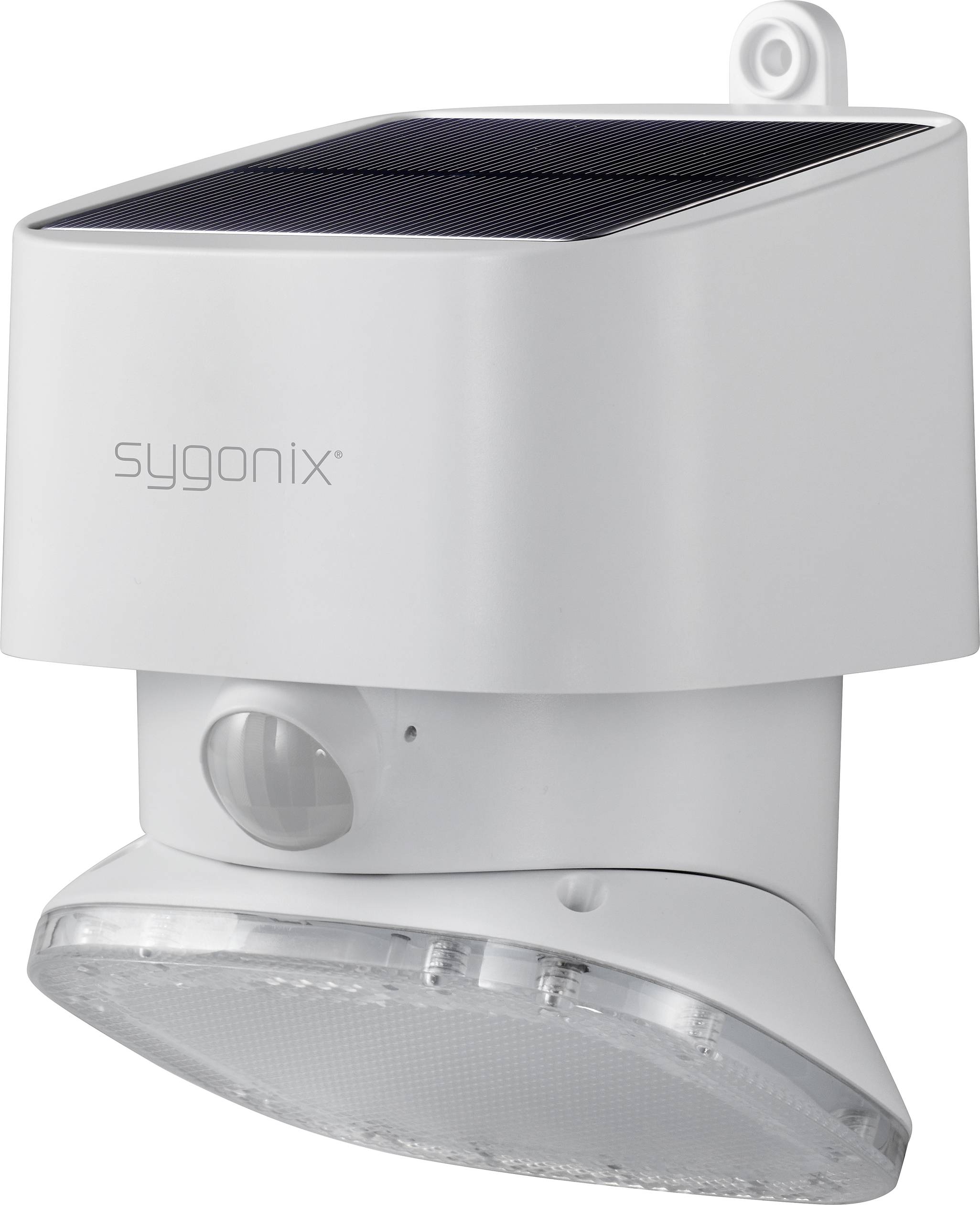 Sygonix SY-4673534 Solar-Außenwandleuchte mit Bewegungsmelder LED LED fest eingebaut 20W Weiß