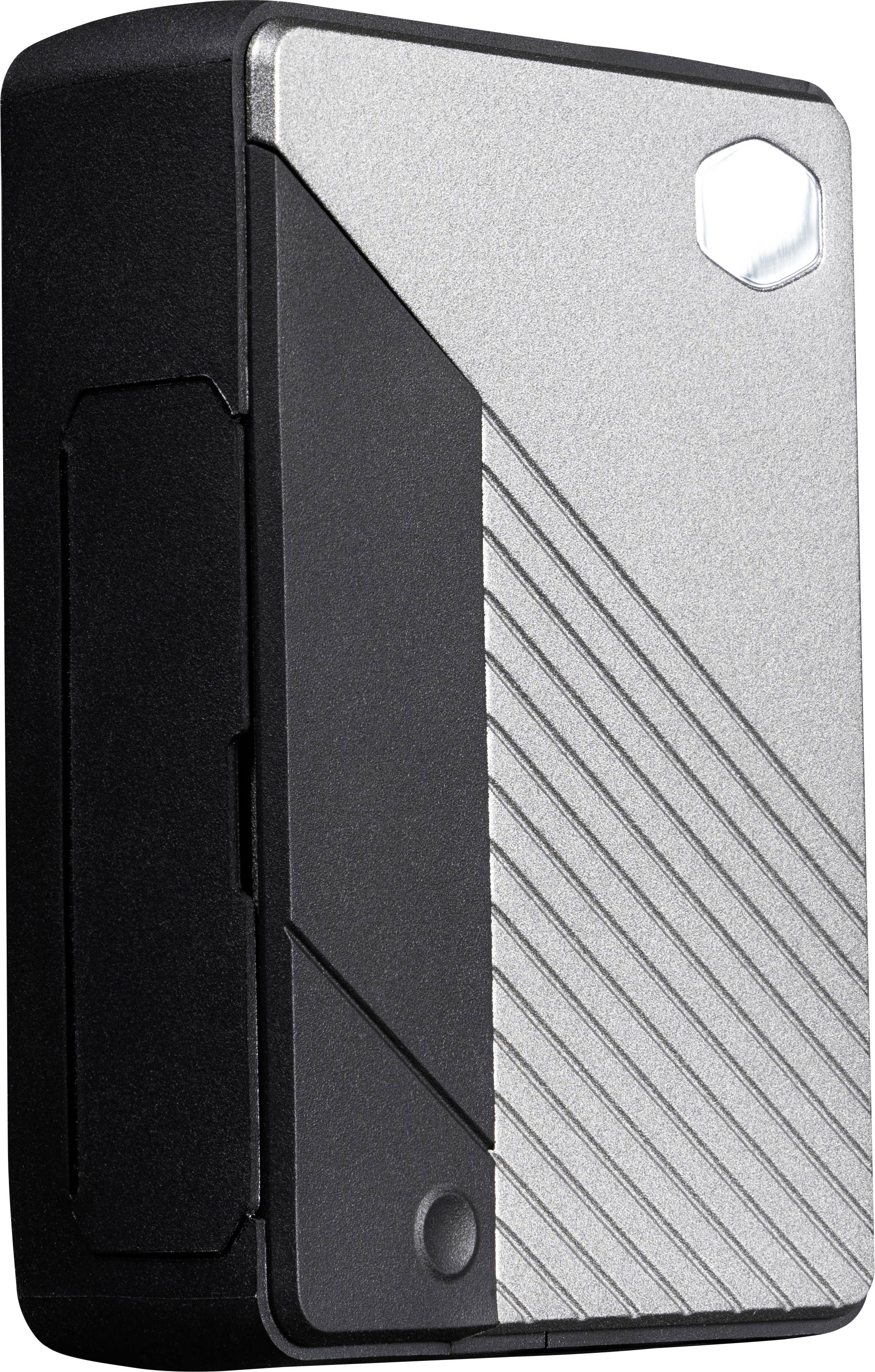 Cooler Master Pi Case 40 SBC-Gehäuse Passend für (Entwicklungskits): Raspberry Pi® abnehmbare GPIO Abdeckung, inkl. passiven Kühler Schwarz, Silbe