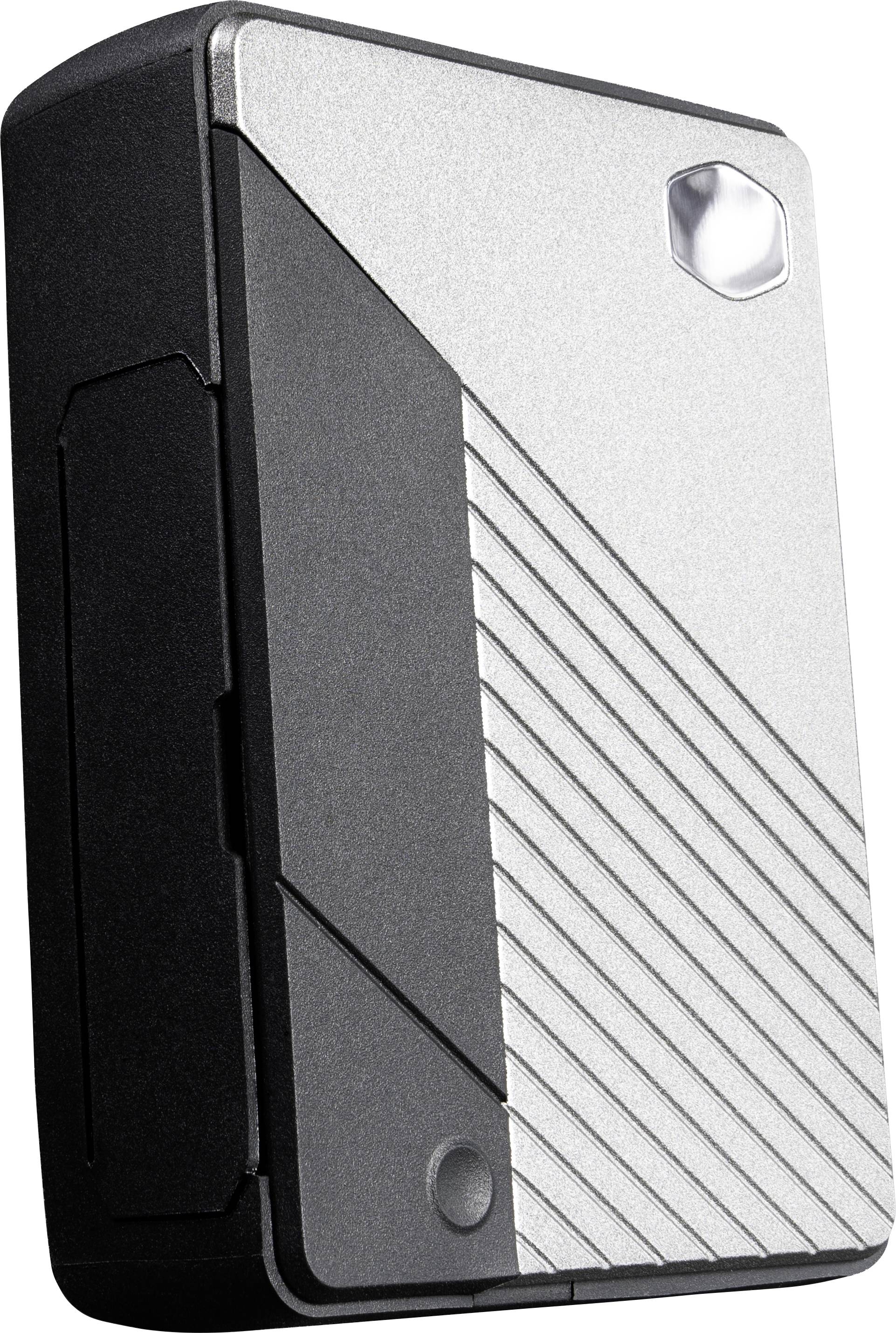 Cooler Master Pi Case 40 SBC-Gehäuse Passend für (Entwicklungskits): Raspberry Pi abnehmbare GPIO Abdeckung, inkl. passiven Kühler Schwarz, Silber