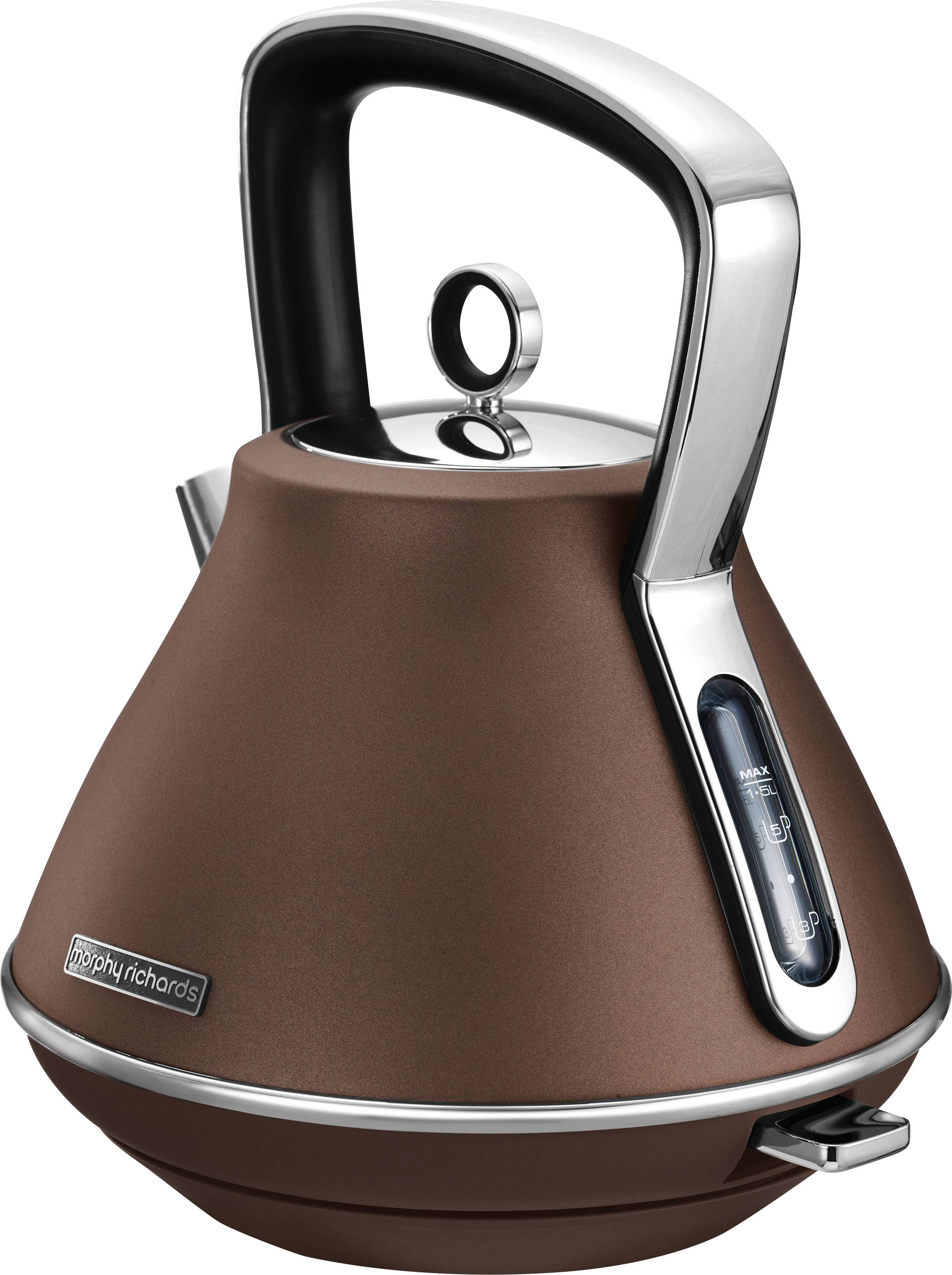 Morphy Richards EVOKE Pyramide Bronze Wasserkocher schnurlos Bronze