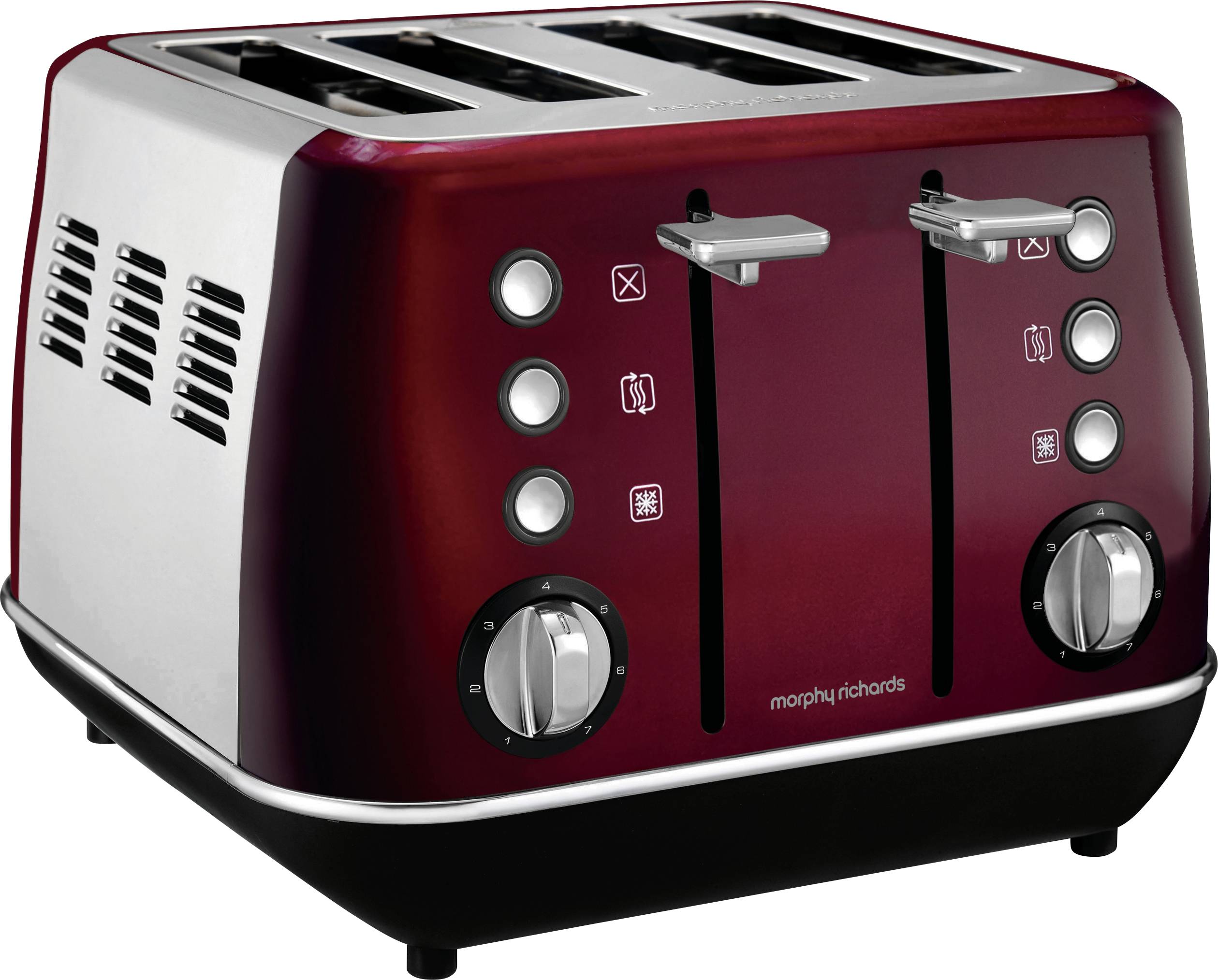 Morphy Richards EVOKE 4 Rot Doppel-Toaster Rot | voelkner