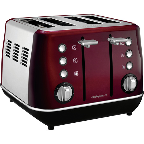 Morphy Richards EVOKE 4 Rot Doppel-Toaster Rot | voelkner