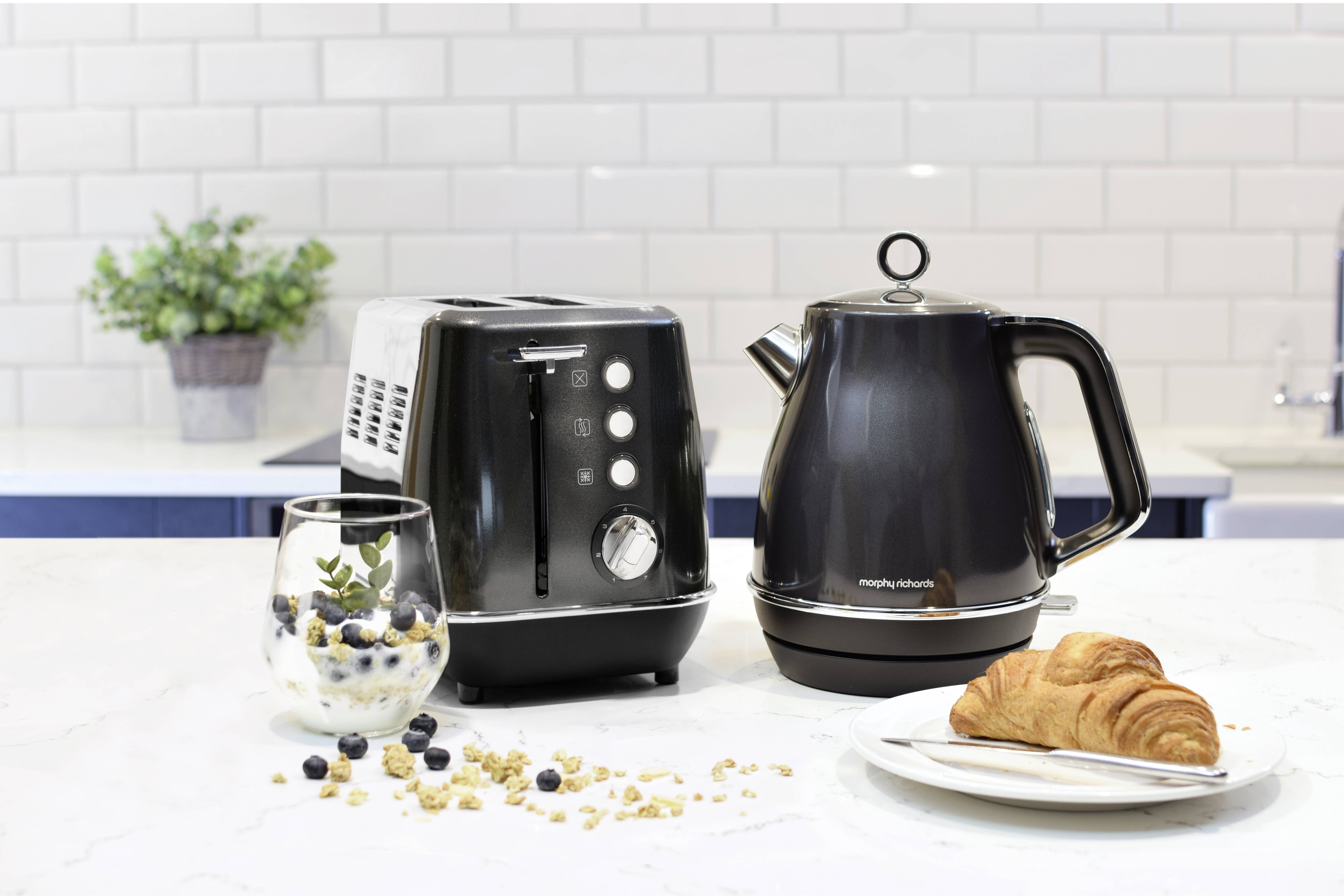 Morphy Richards EVOKE 2 Schwarz Toaster Schwarz