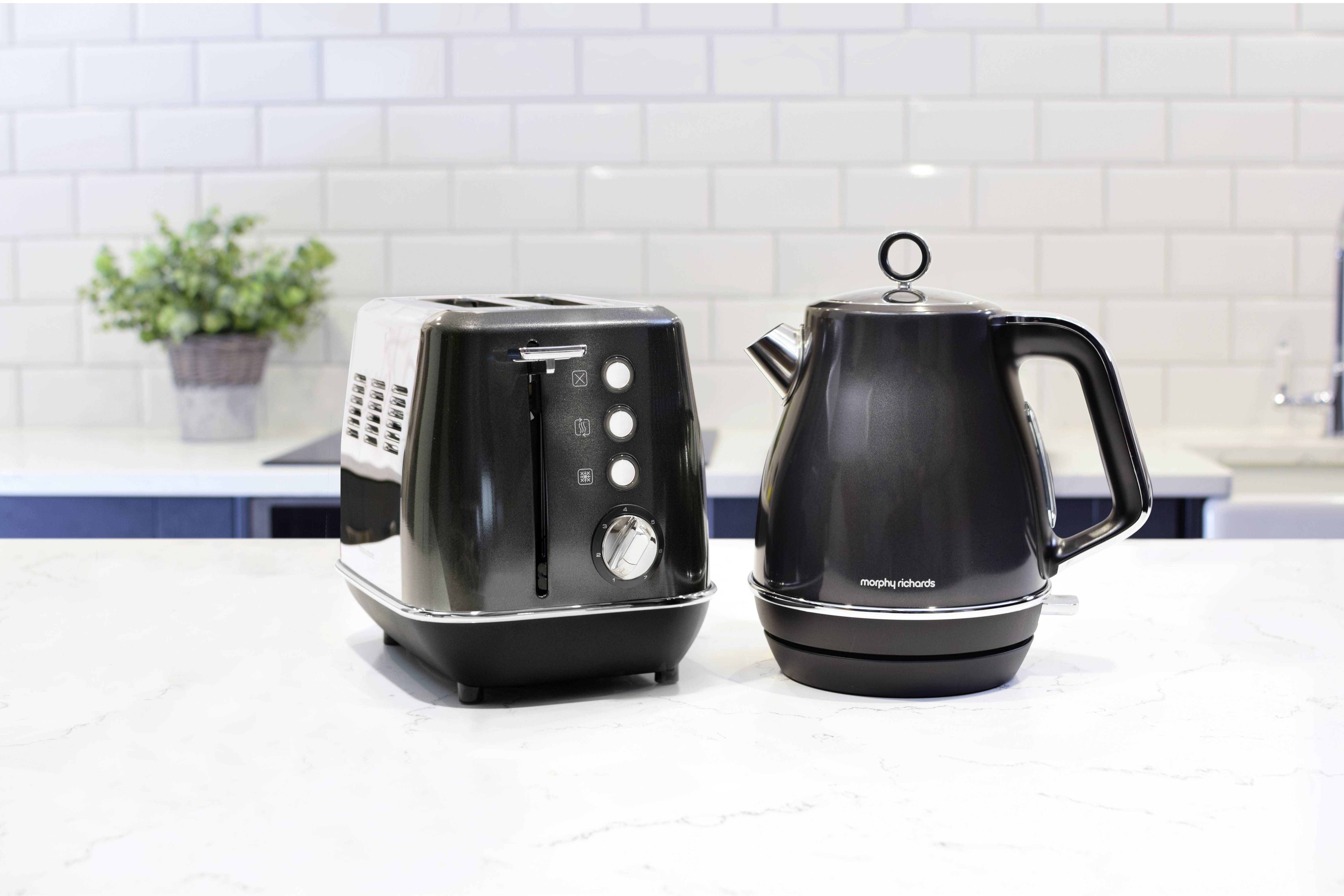 Morphy Richards EVOKE 2 Schwarz Toaster Schwarz