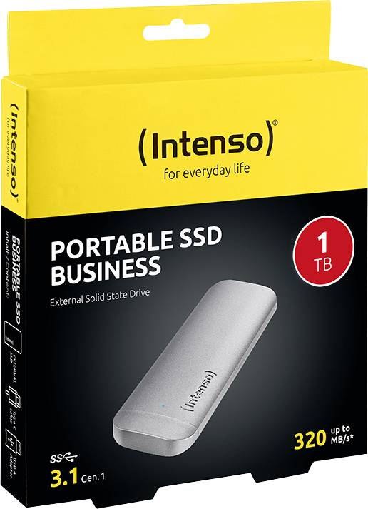 Intenso SSD Business 1 TB Externe SSD USB-C® Anthrazit 3824460