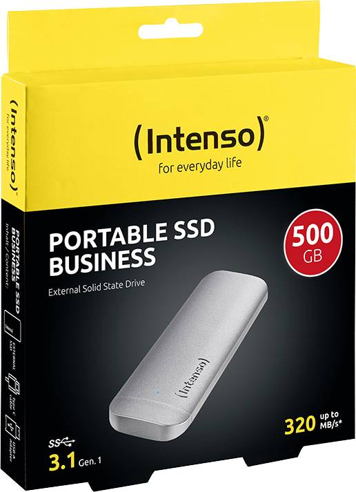 Intenso SSD Business 500 GB Externe SSD USB-C® Anthrazit 3824450