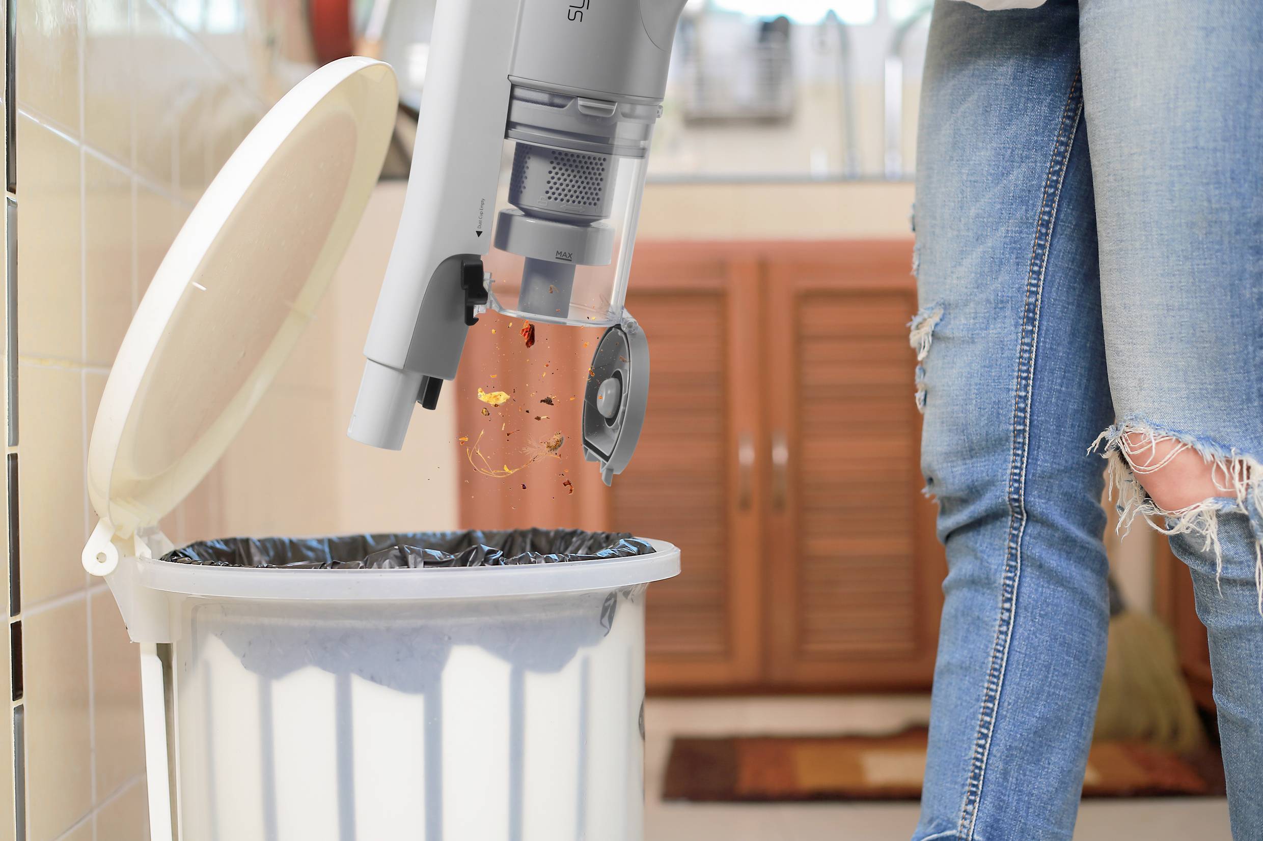 Sygonix Zyklon-Handstaubsauger 150W Beutellos