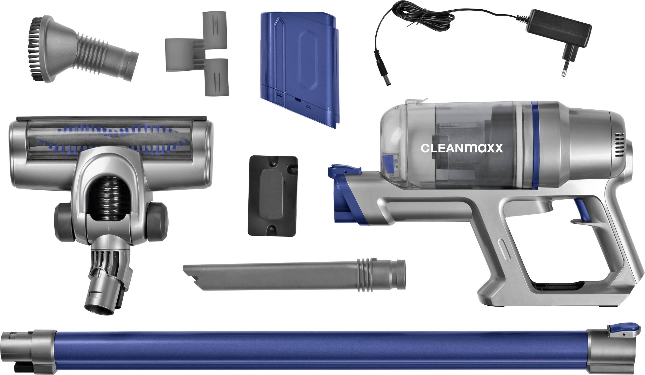 CleanMaxx Pro Power Akku-Zyklon-Staubsauger 22.2V Beutellos