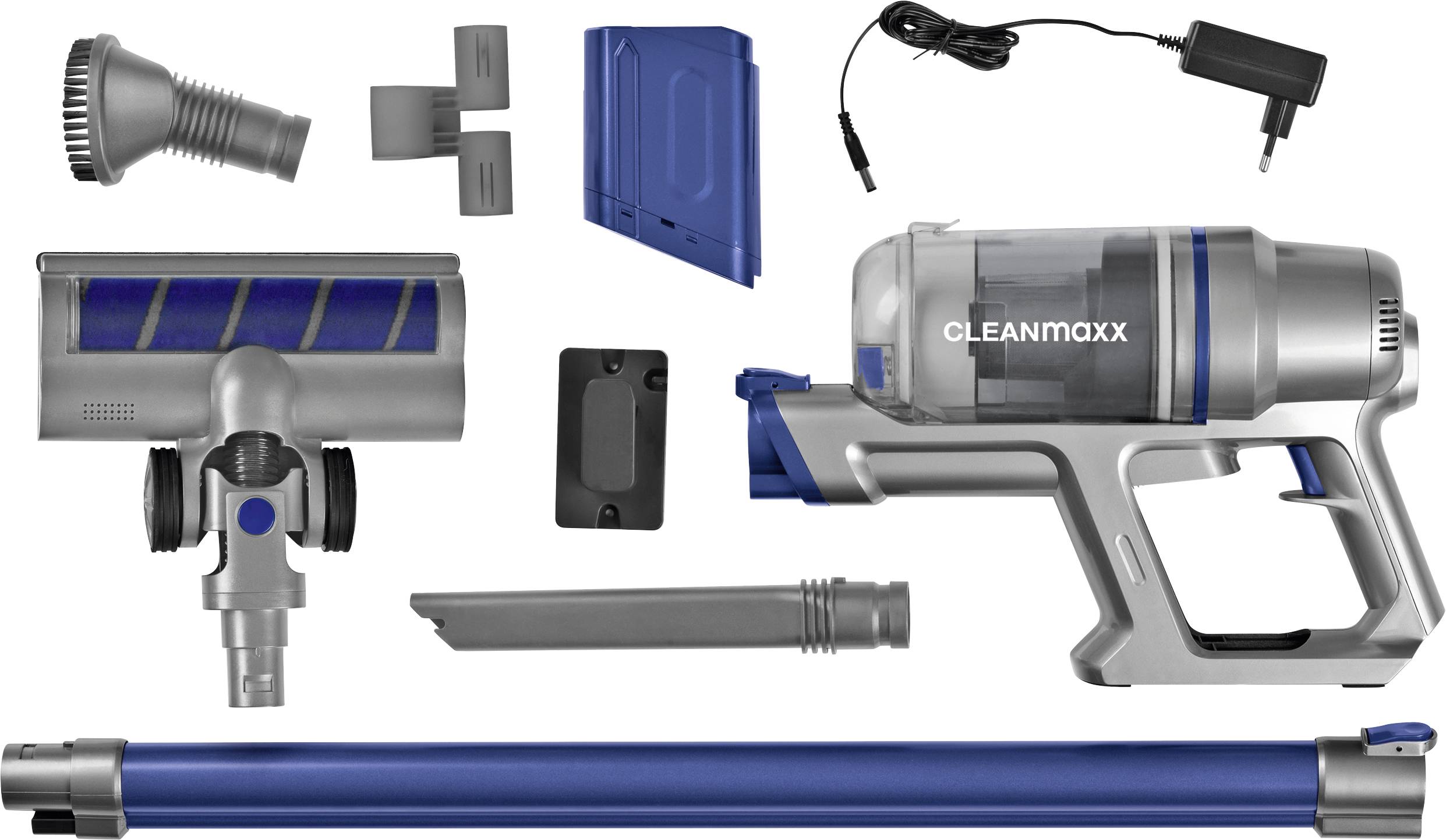 CleanMaxx Sensitive Akku-Zyklon-Staubsauger 22.2V Beutellos