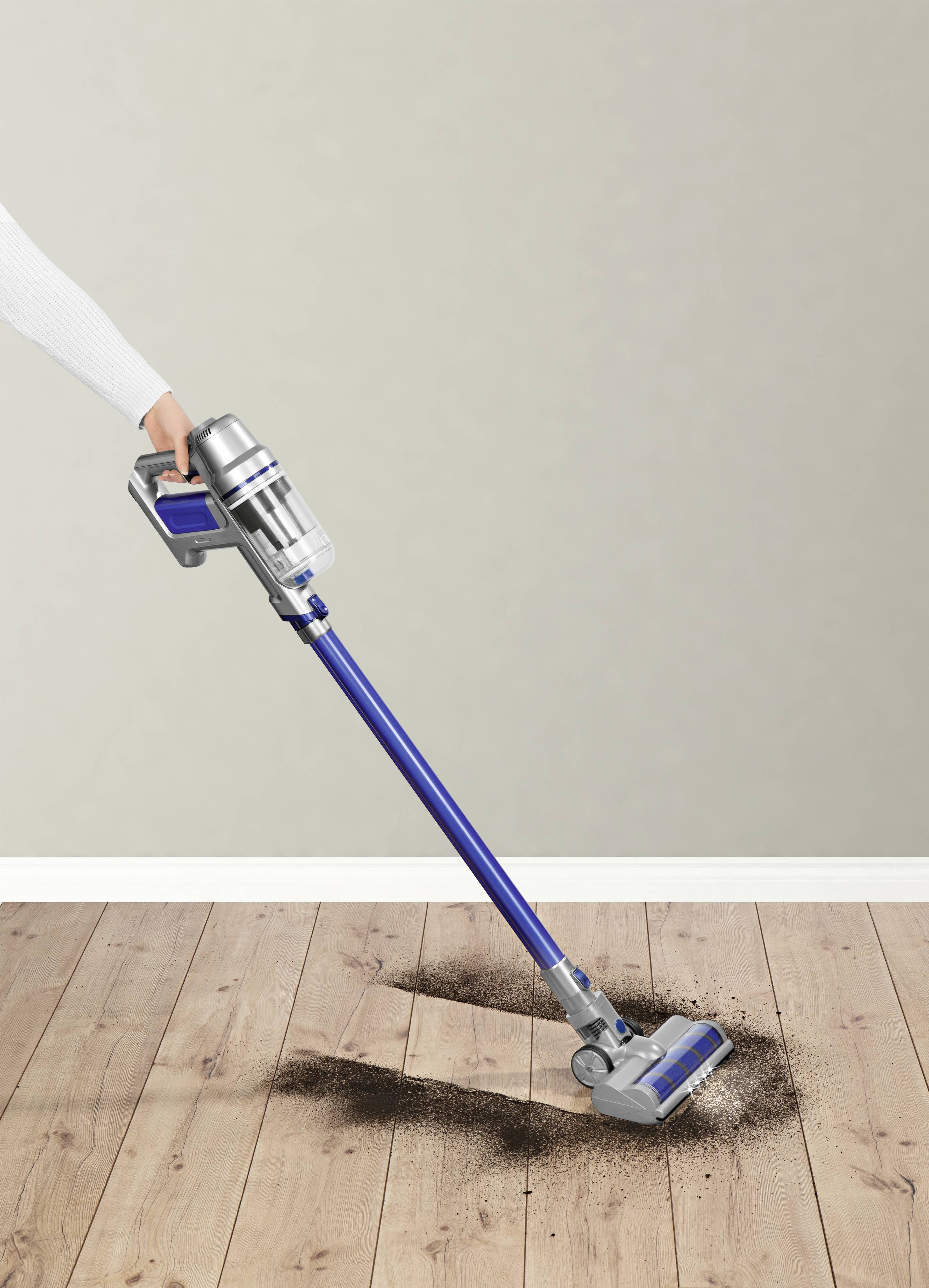 CleanMaxx Sensitive Akku-Zyklon-Staubsauger 22.2V Beutellos