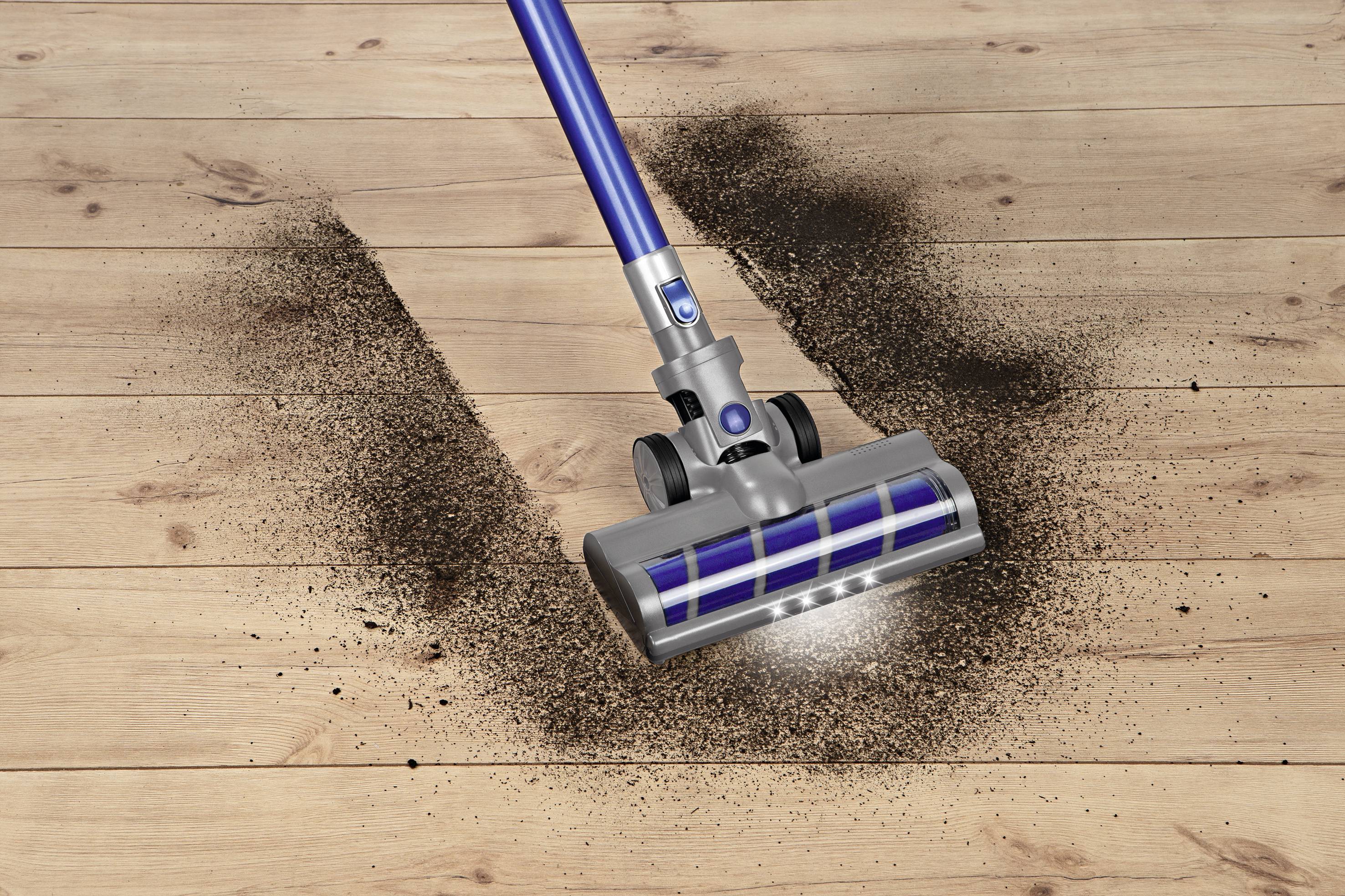 CleanMaxx Sensitive Akku-Zyklon-Staubsauger 22.2V Beutellos