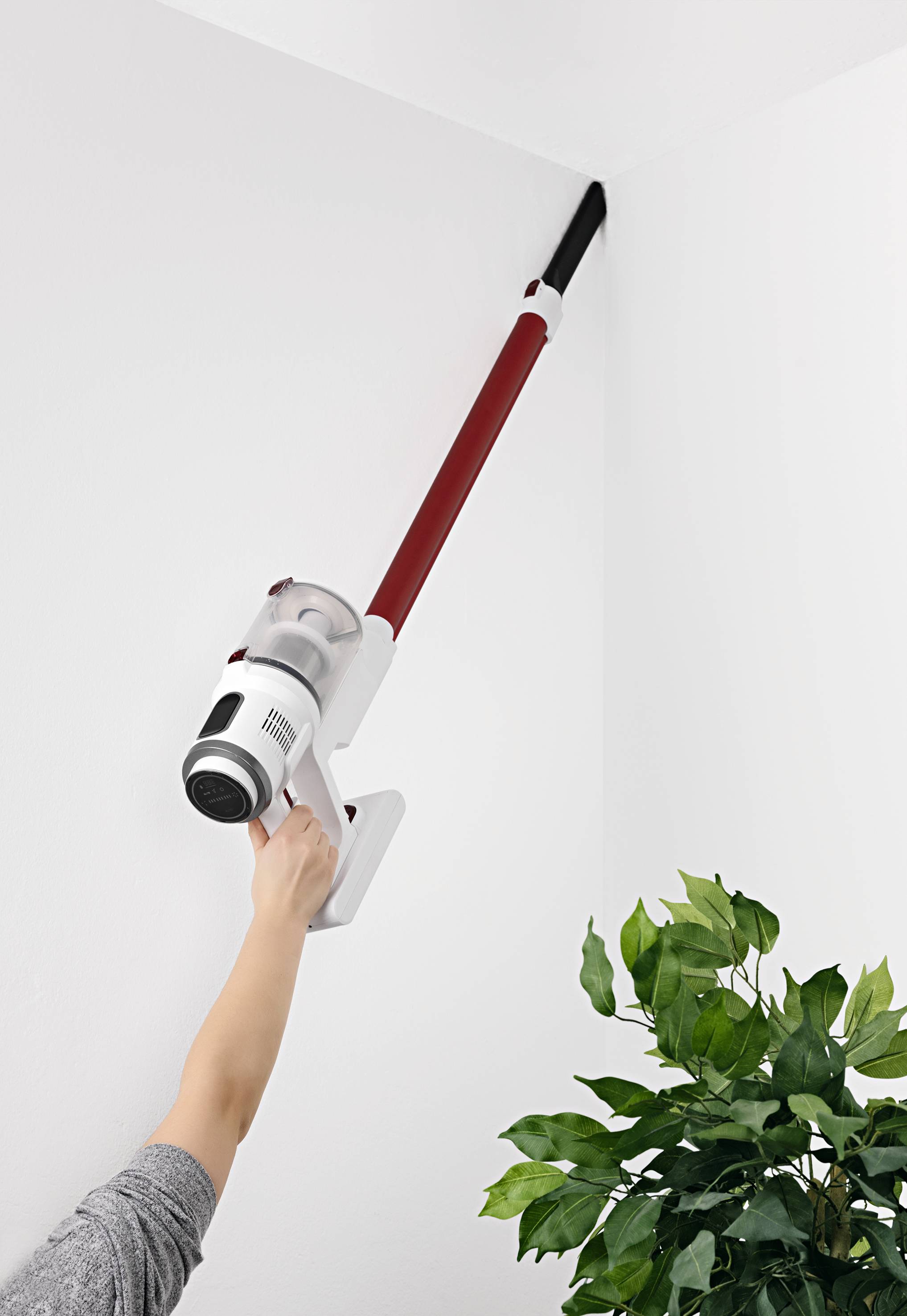 Maxxmee Clever Clean Akku-Zyklon-Staubsauger 22.5V mit Display, Beutellos