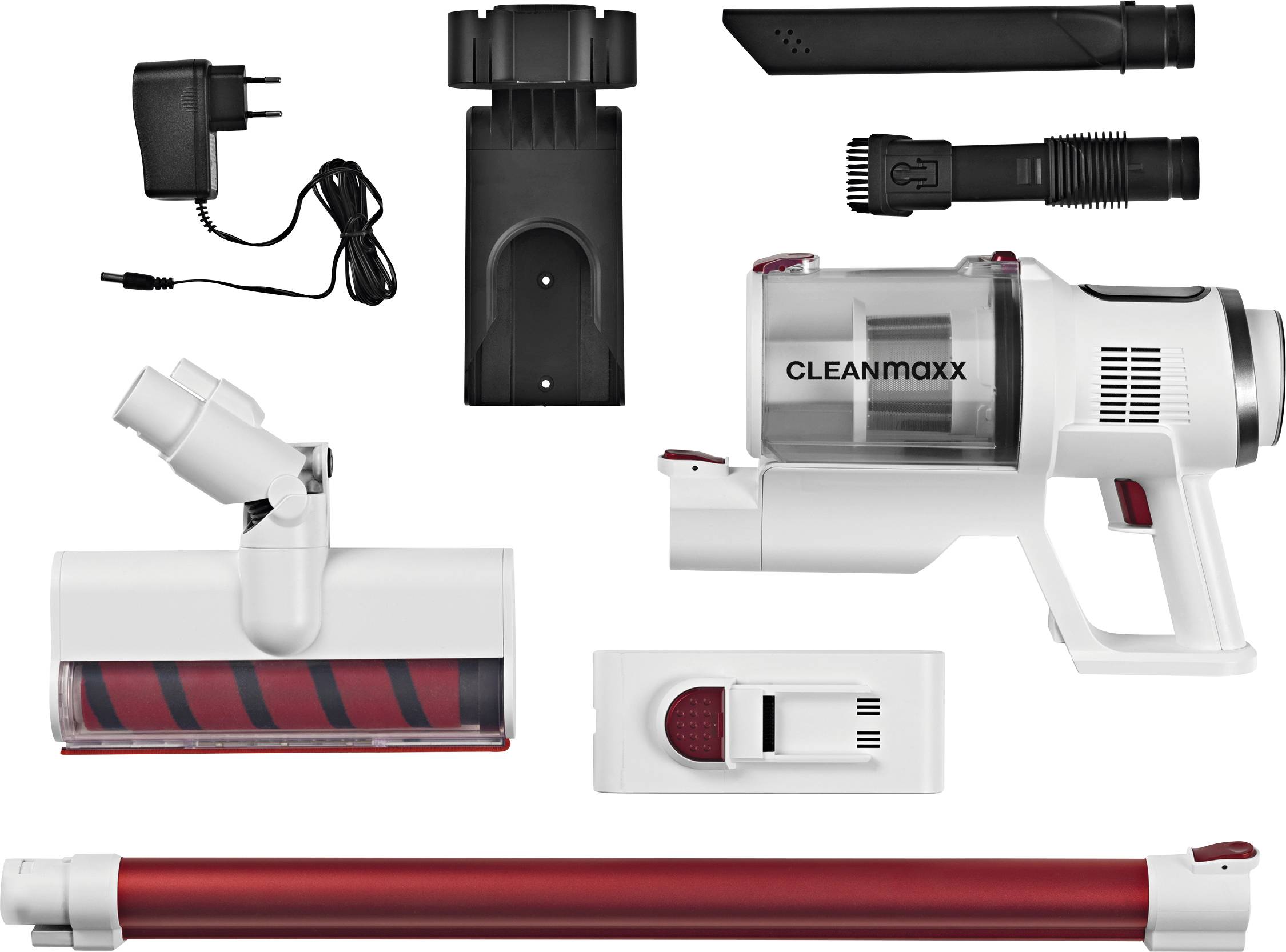 Maxxmee Clever Clean Akku-Zyklon-Staubsauger 22.5V mit Display, Beutellos