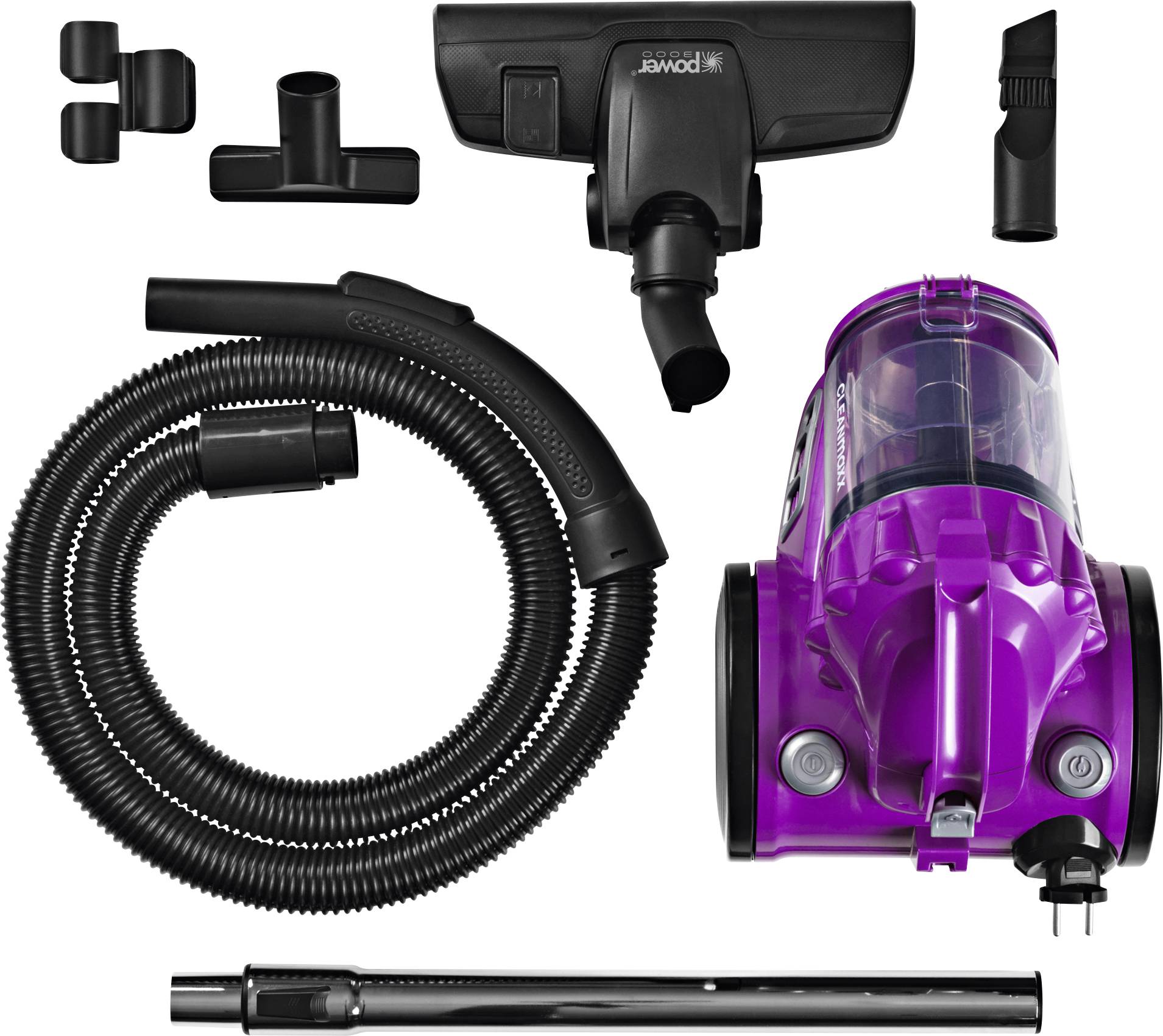 CleanMaxx 2700 Zyklon-Staubsauger Beutellos