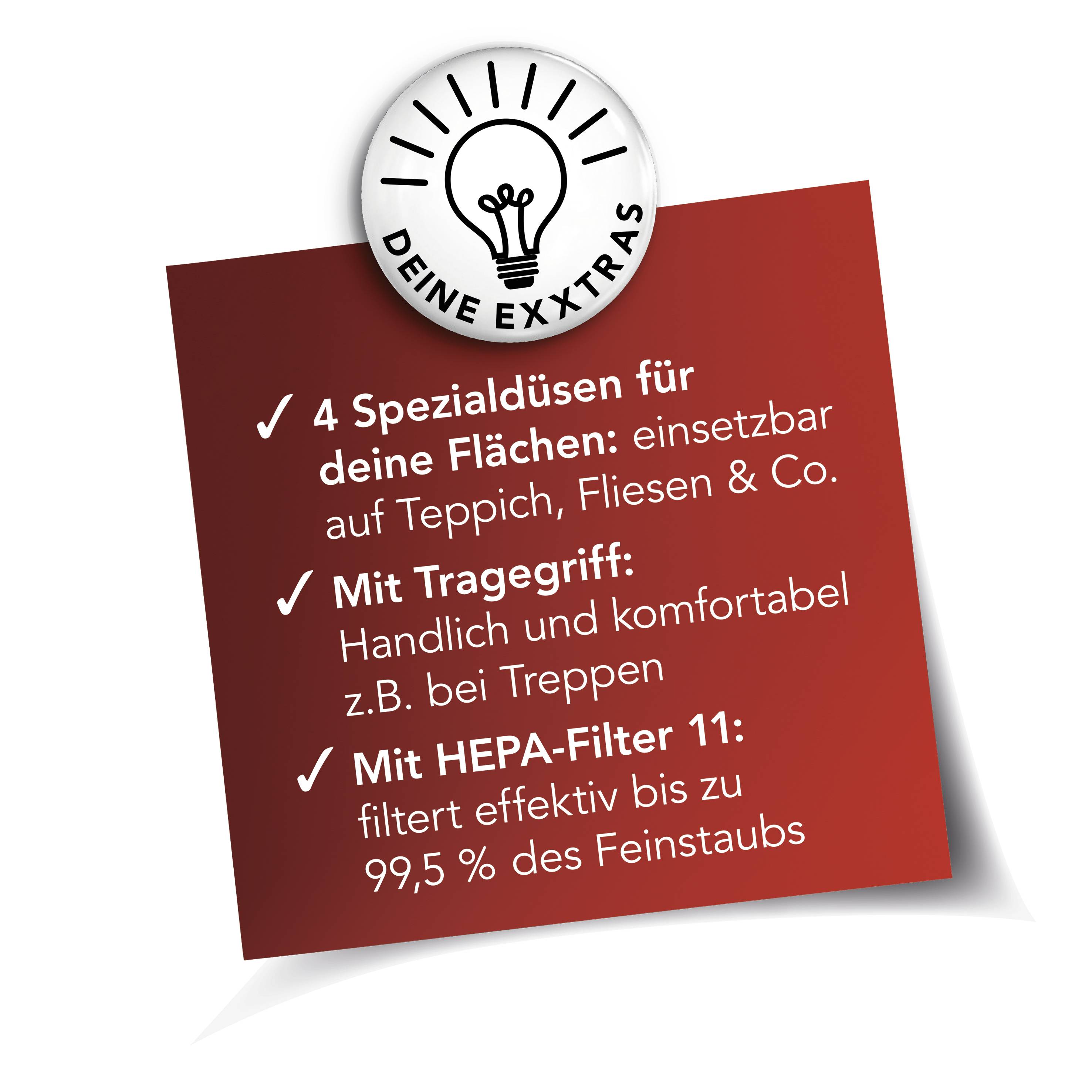 Maxxmee Kompakt Zyklon-Staubsauger Beutellos