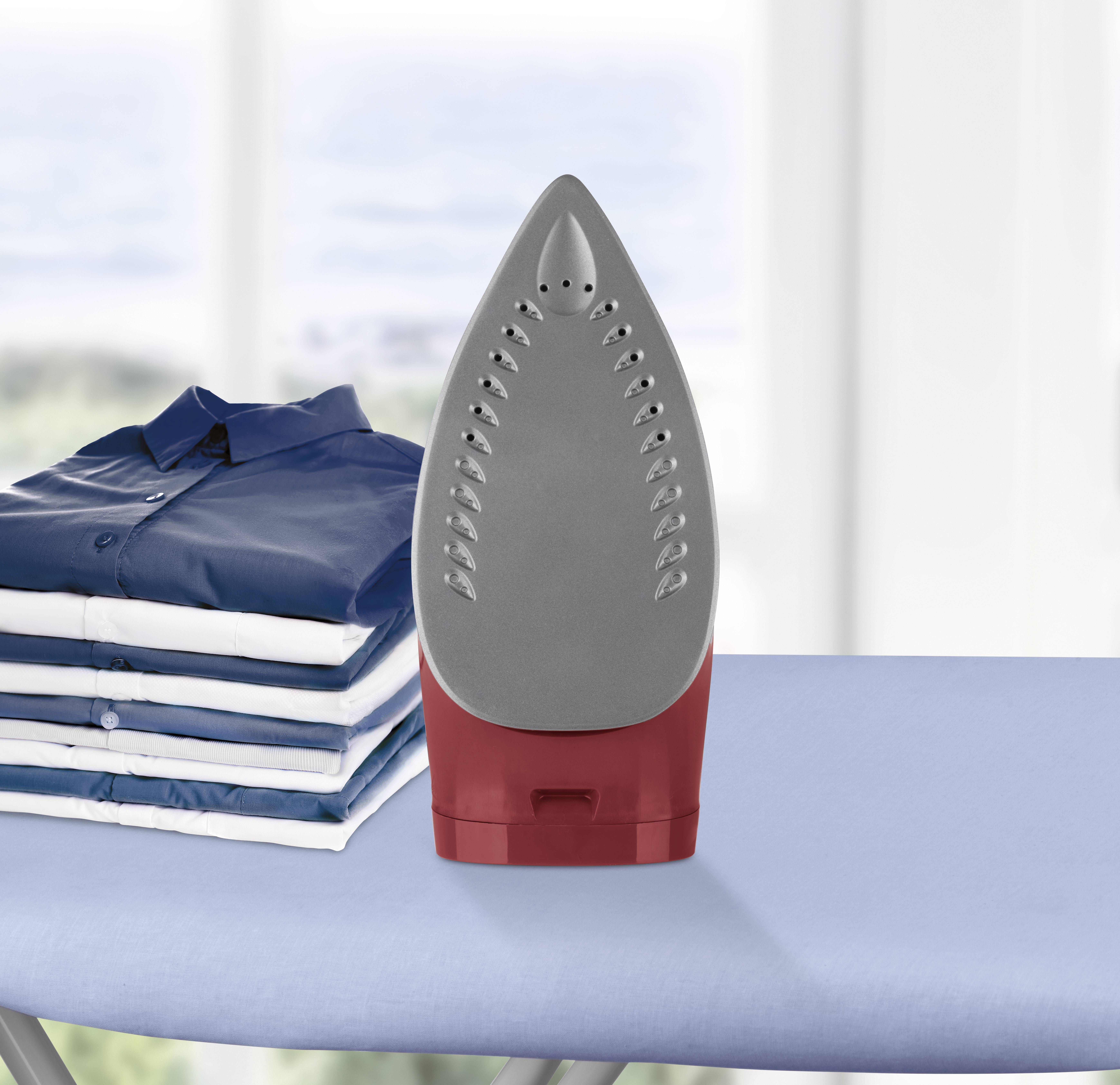 Maxxmee 07850 Dampfbügelstation 2400W Rot-Schwarz