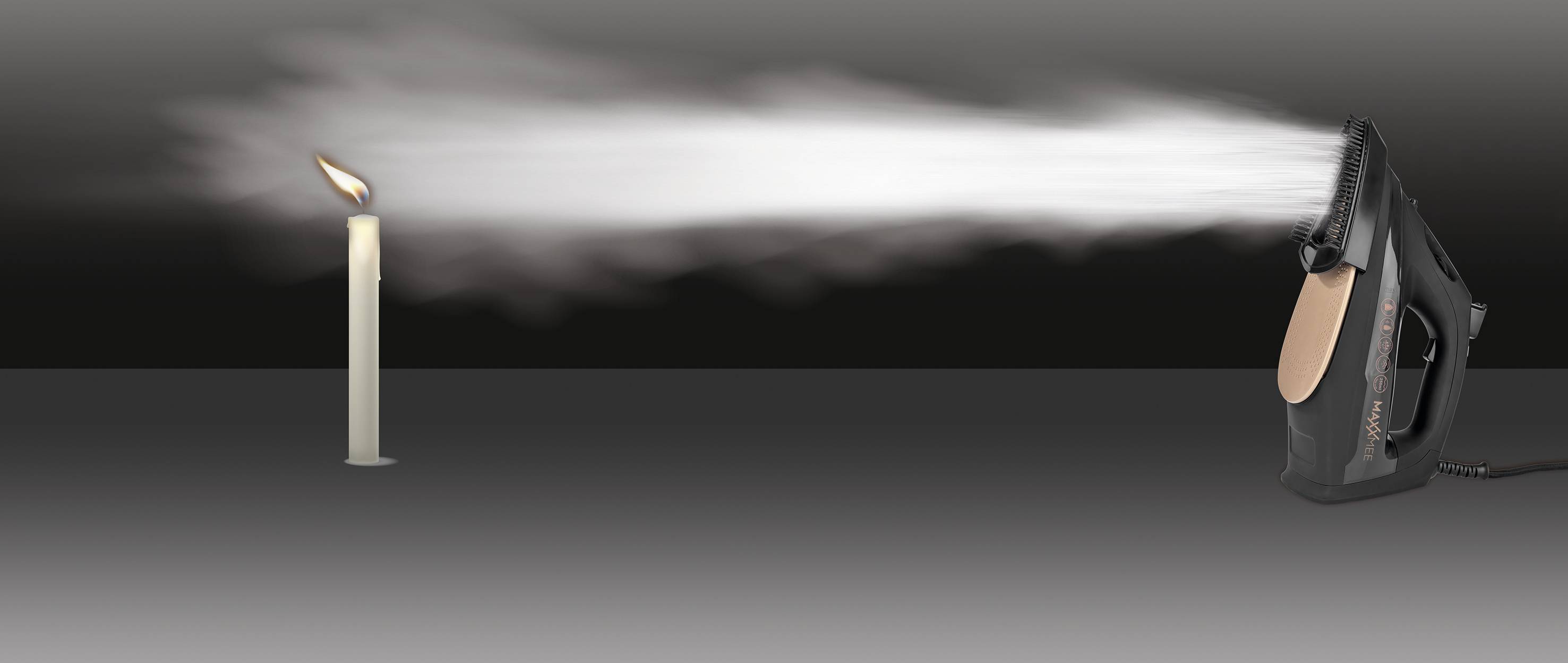 Maxxmee Dampfbügeleisen Schwarz 2400W