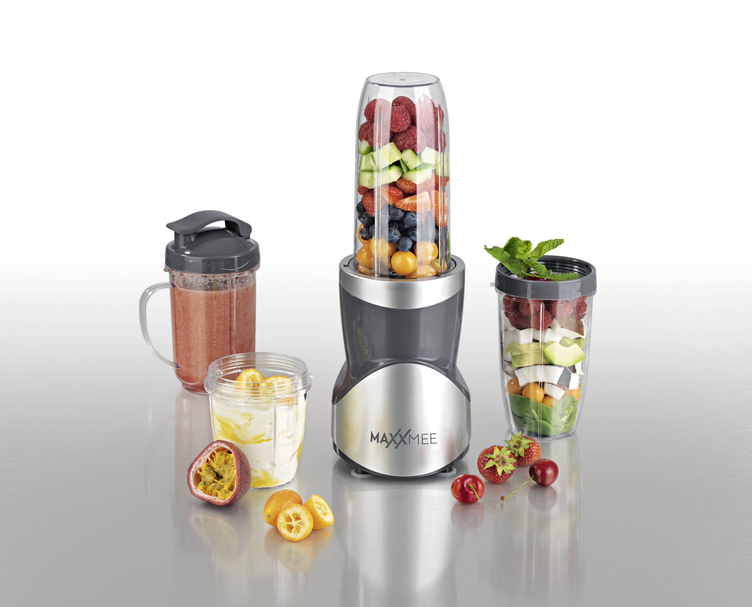 Maxxmee Smoothie-Maker 380W Grau, Silber