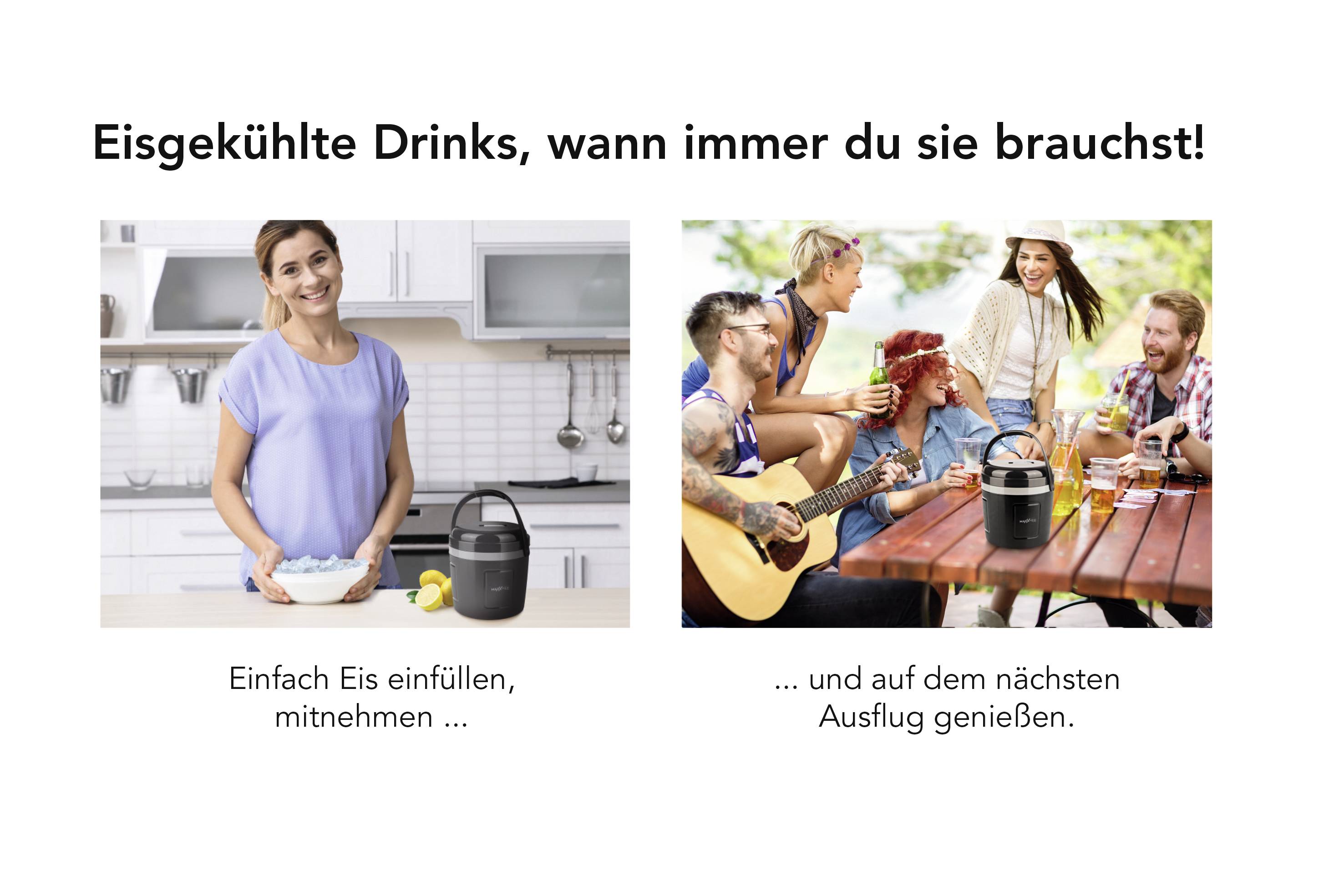 Maxxmee Eiswürfelbehälter 4.5l