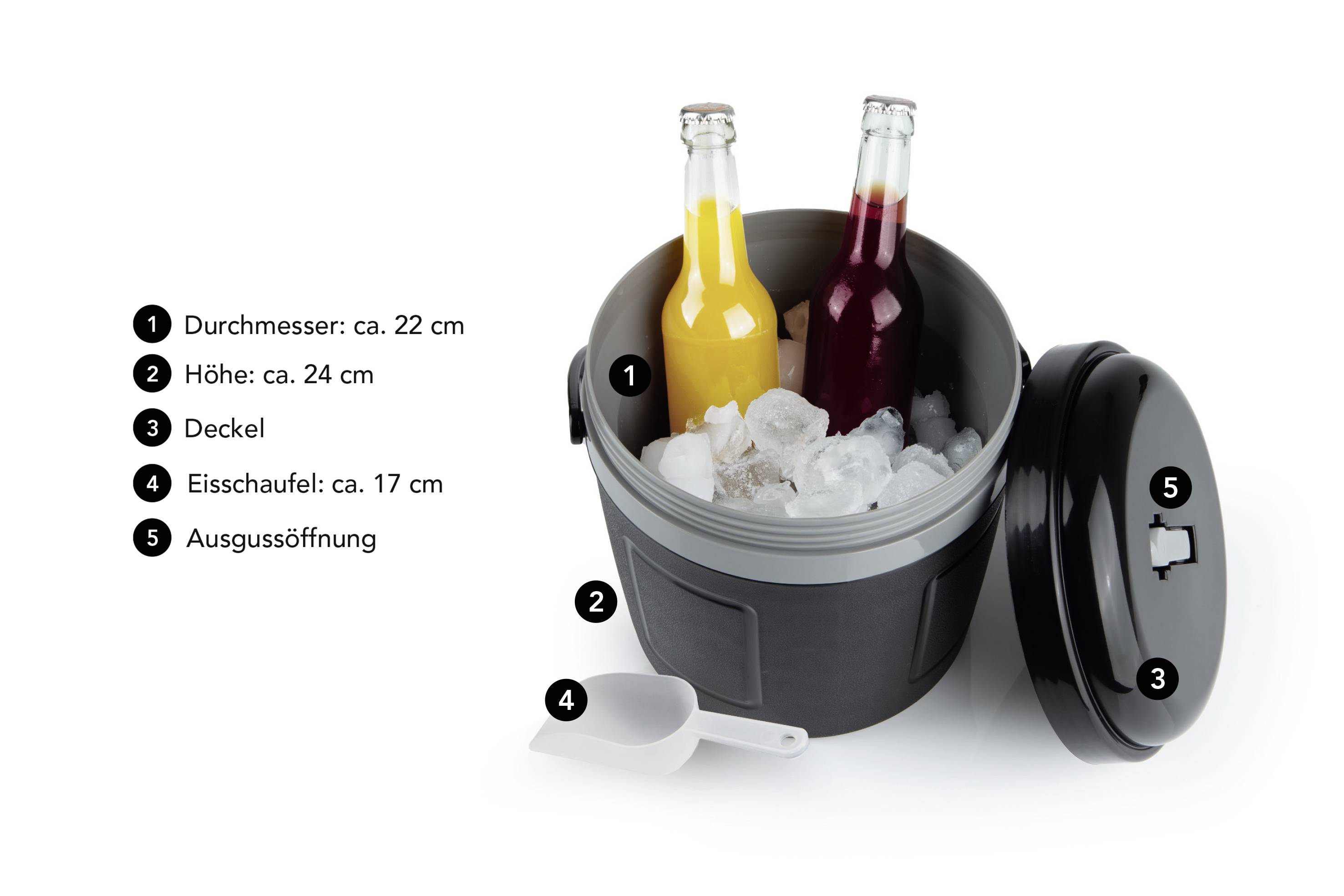 Maxxmee Eiswürfelbehälter 4.5l