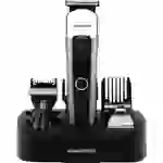 Grundig MGK 6841 Bartschneider, Haarschneider, Rasierer, Ohr-, Nasenhaartrimmer abwaschbar, USB-Ladefunktion Silber, Schwarz Grundig MGK 6841 Bartschneider, Haarschneider, Rasierer, Ohr-, Nasenhaartrimmer abwaschbar, USB-Ladefunktion Silber, Schwarz