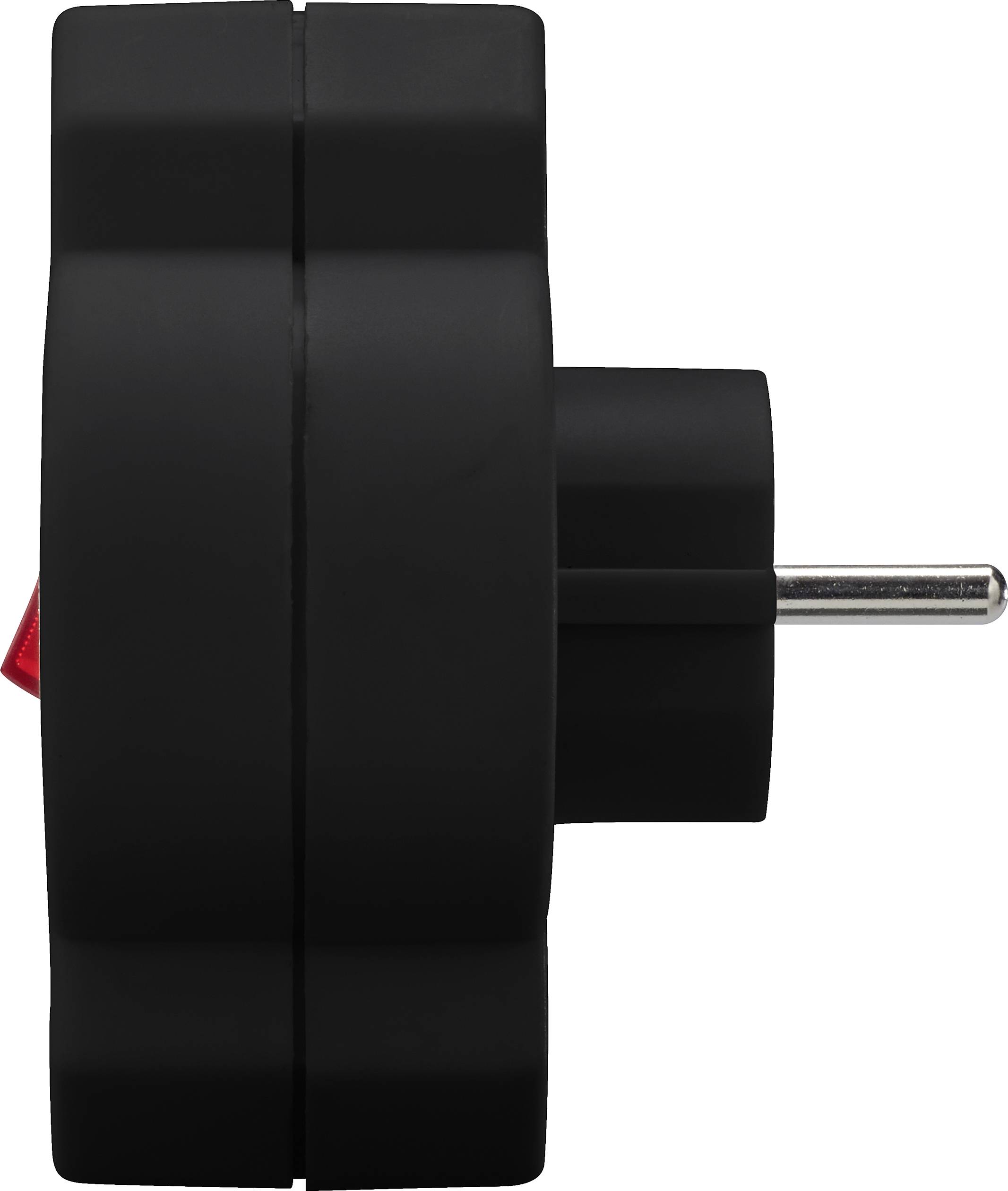 Sygonix SY-4673746 Steckdosen-Verteiler Schwarz