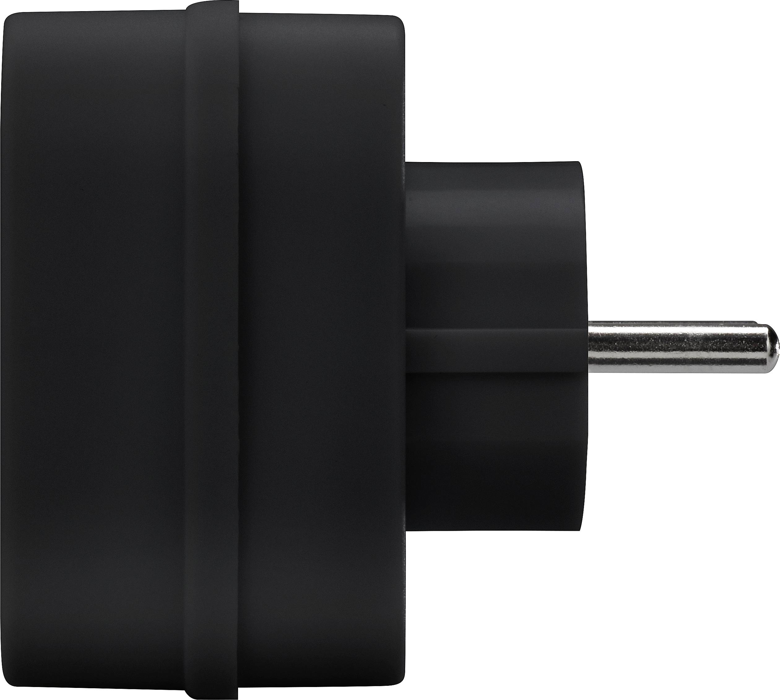 Sygonix SY-4673754 Steckdosen-Verteiler Schwarz