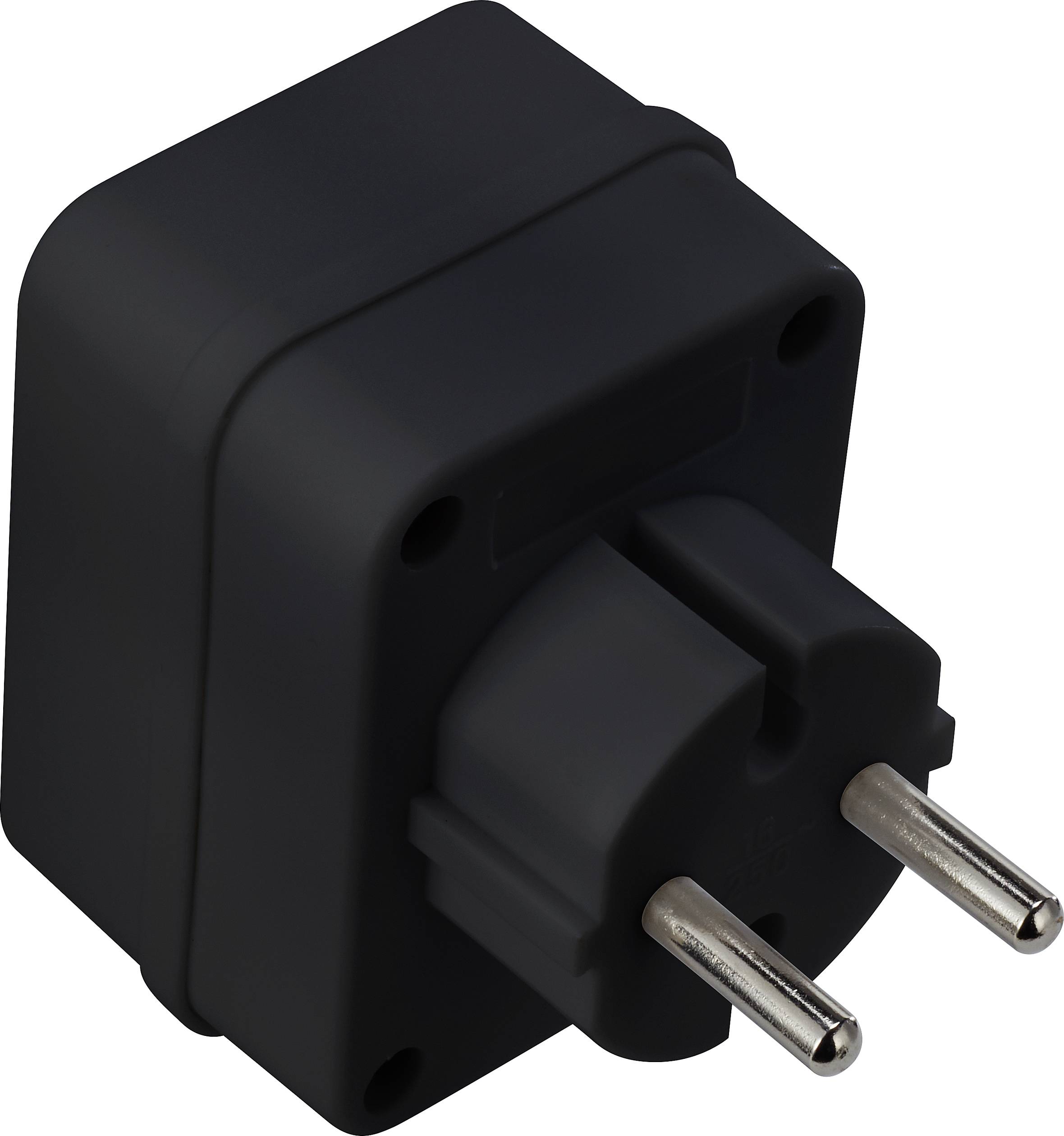 Sygonix SY-4673754 Steckdosen-Verteiler Schwarz