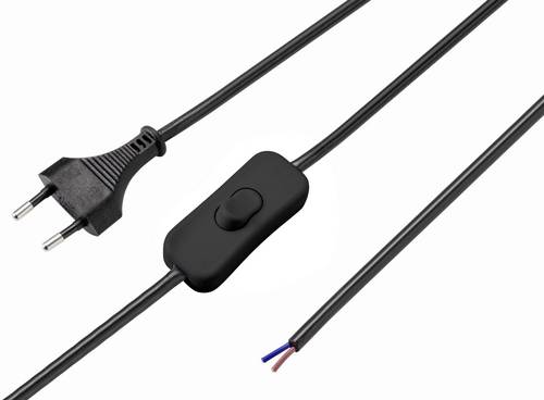 Sygonix SY-5044224 Strom Anschlusskabel Schwarz 1.50 m