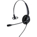 Alcatel-Lucent Enterprise AH 11 U téléphone Micro-casque supra-auriculaire filaire Mono noir Suppression du bruit du microphone