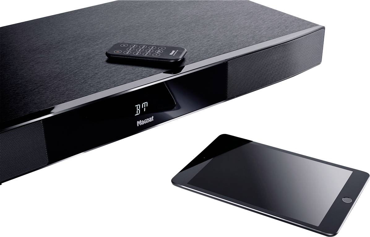 Magnat Sounddeck 160 Soundbase Schwarz AptX-Technologie, Bluetooth®, USB